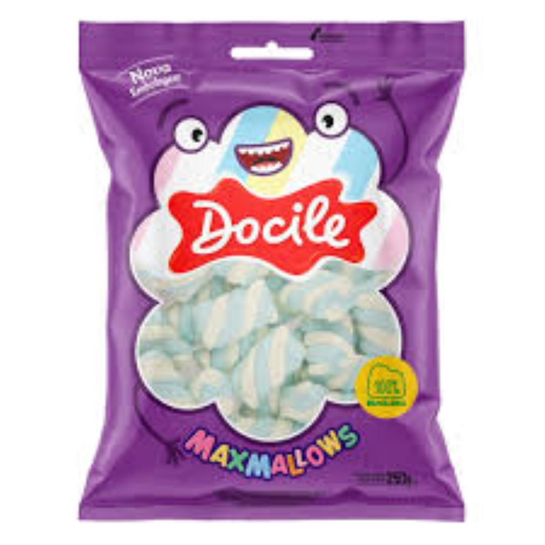 DOCILE MAXMALLOWS BLUE & WHITE BUNNY 50G